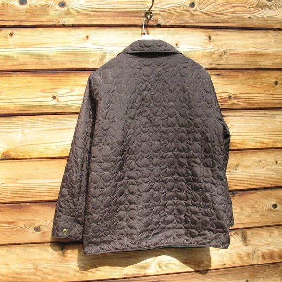Coach Quilted Signature C Puffer Jacket Coat XL - Picture 5 of 10